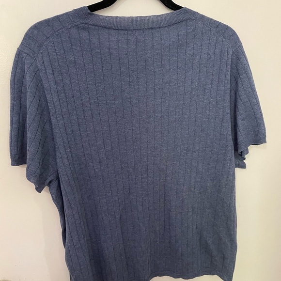 J. Cree - NEW Silk-cashmere blend cropped T-shirt - Picture 2 of 3